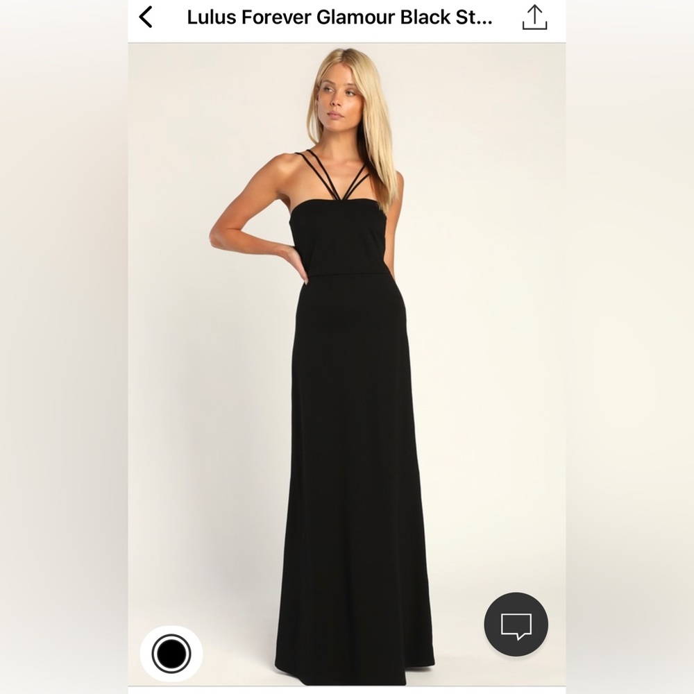 Lulu’s Black Maxi Dress